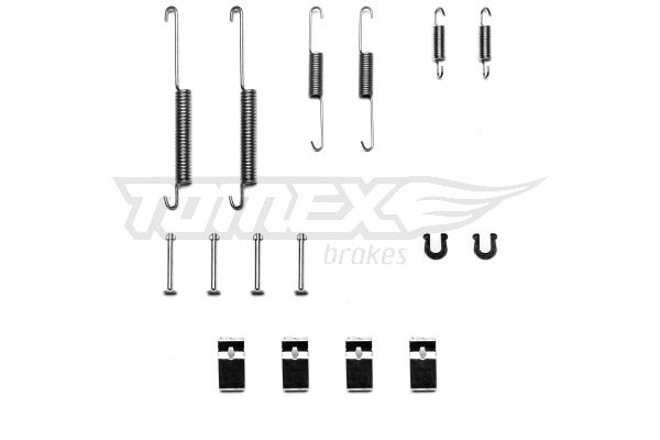 TOMEX BRAKES Lisakomplekt, Piduriklotsid TX 40-17